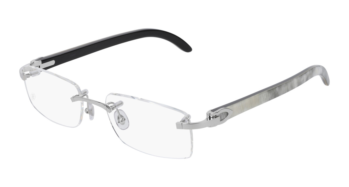 Cartier Eyeglasses CT0046O 002 Silver