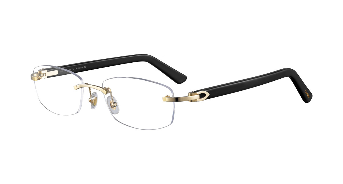 Cartier Eyeglasses CT0048O 002 Gold