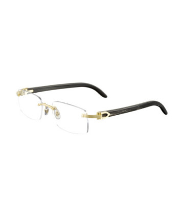 Cartier Eyeglasses CT0049O 001 Gold