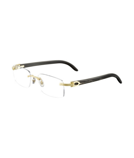 Cartier Eyeglasses CT0049O 001 Gold