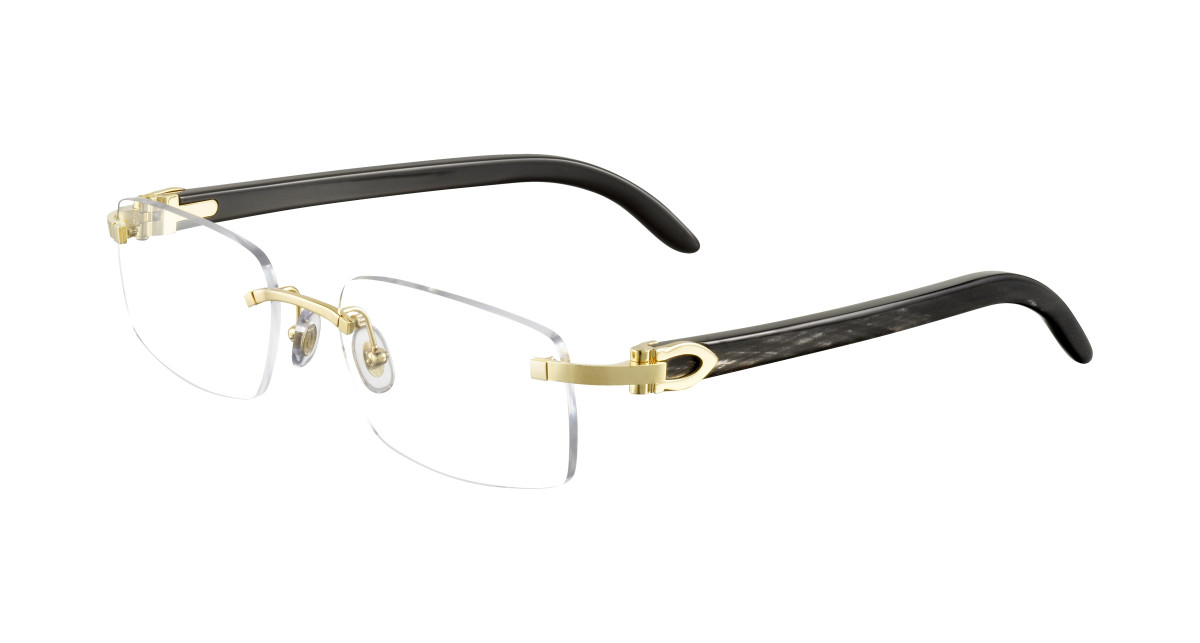 Cartier Eyeglasses CT0049O 001 Gold