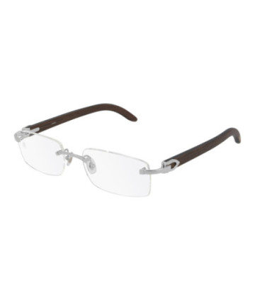 Cartier Eyeglasses CT0052O 004 Silver