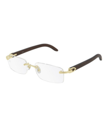 Cartier Eyeglasses CT0052O 005 Gold