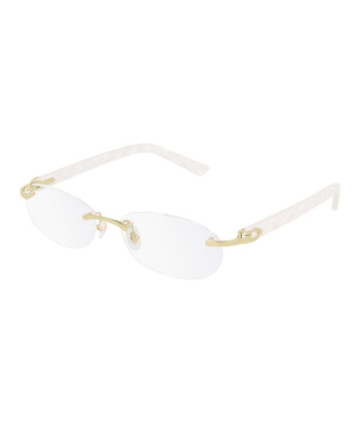 Cartier Eyeglasses CT0056O 002 Gold