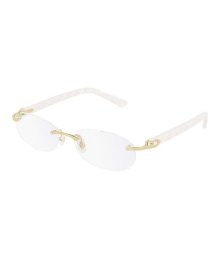 Cartier Eyeglasses CT0056O 002 Gold