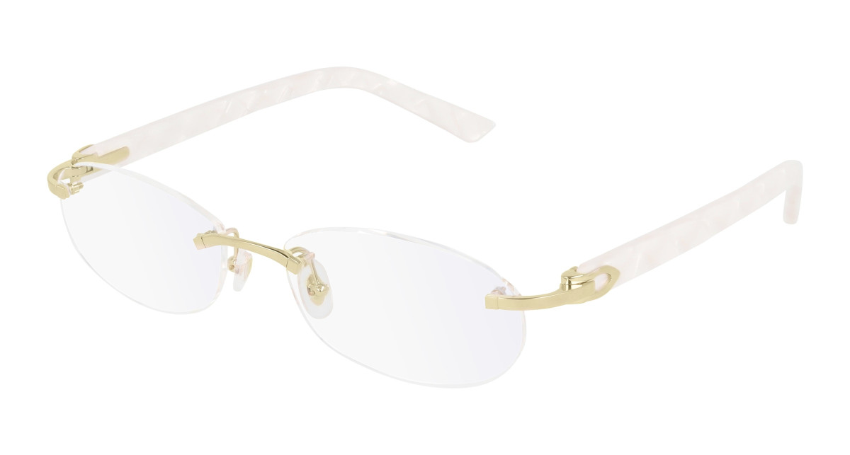 Cartier Eyeglasses CT0056O 002 Gold