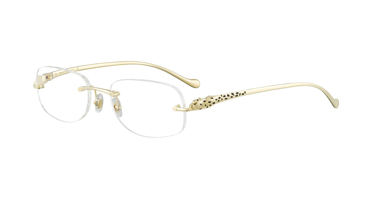 Cartier Eyeglasses CT0058O 001 Gold