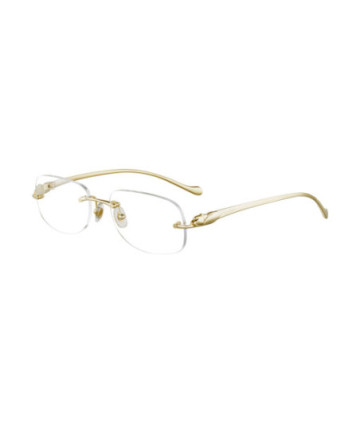 Cartier Eyeglasses CT0058O 002 Gold