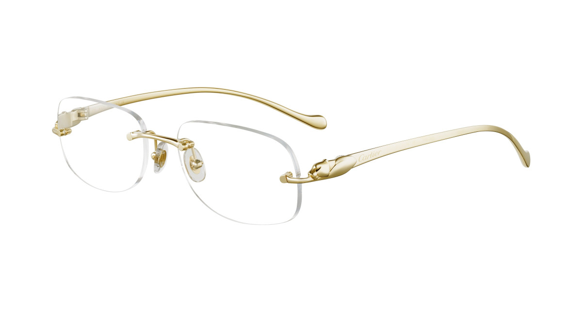 Cartier Eyeglasses CT0058O 002 Gold