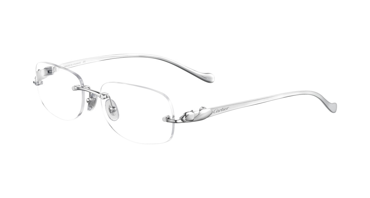 Cartier Eyeglasses CT0058O 003 Silver