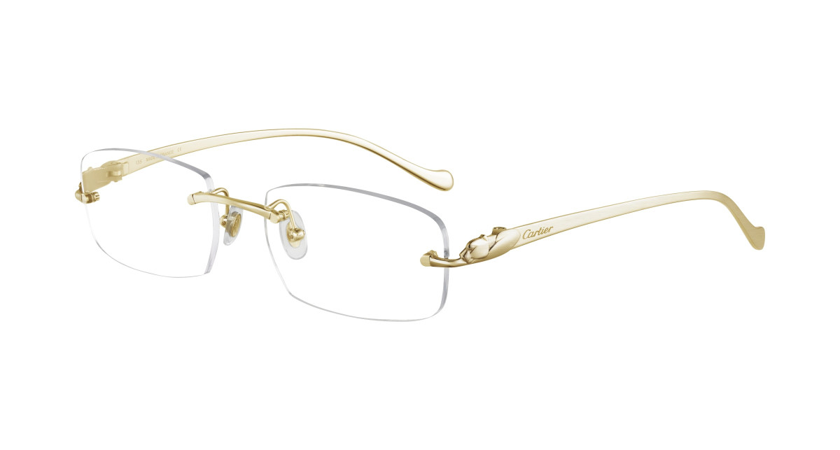 Cartier Eyeglasses CT0061O 002 Gold