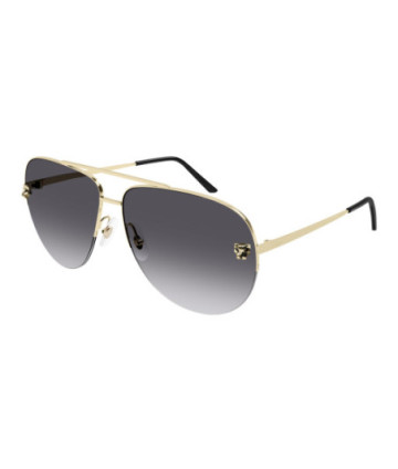 Cartier Sunglasses CT0065S 001 Gold