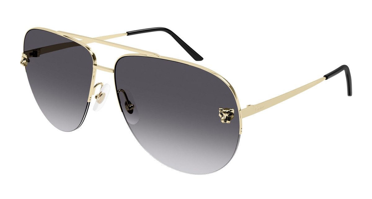 Cartier Sunglasses CT0065S 001 Gold