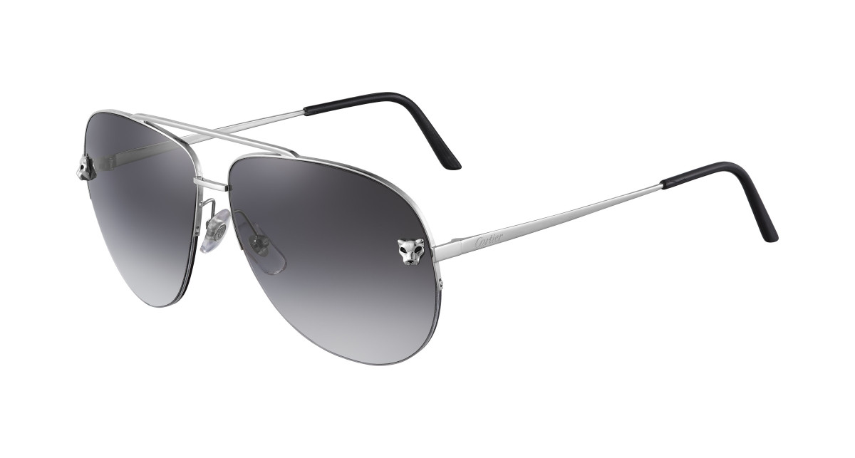 Cartier Sunglasses CT0065S 003 Silver