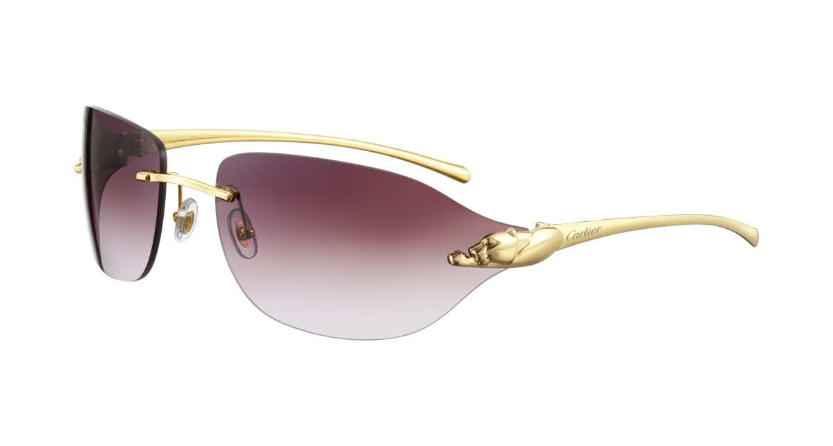 Cartier Sunglasses CT0068S 001 Gold