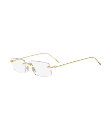 Cartier Eyeglasses CT0070O 001 Gold
