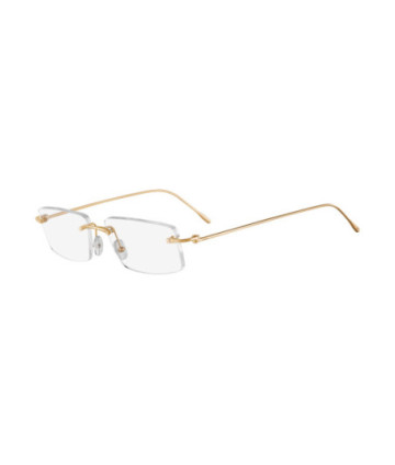 Cartier Eyeglasses CT0070O 003 Gold