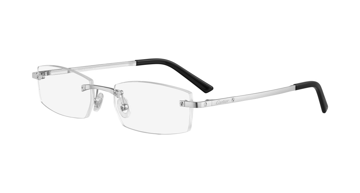 Cartier Eyeglasses CT0087O 001 Silver