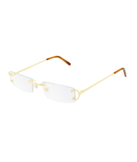 Cartier Eyeglasses CT0092O 001 Gold