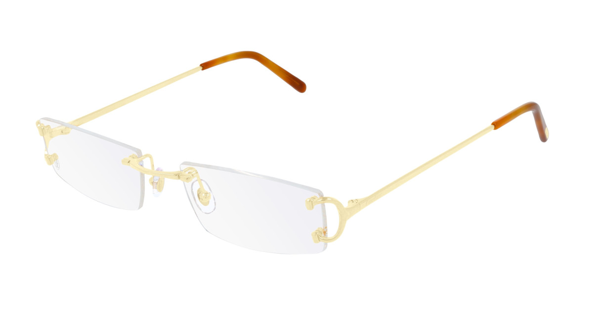 Cartier Eyeglasses CT0092O 001 Gold