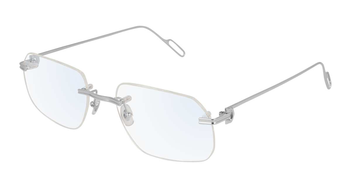 Cartier Eyeglasses CT0113O 002 Silver