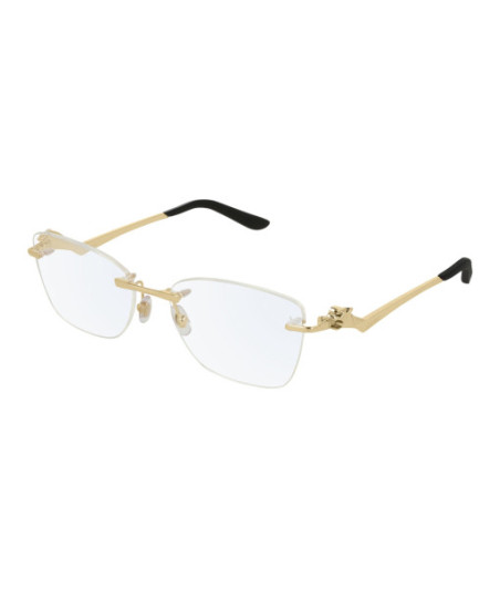 Cartier Eyeglasses CT0120O 001 Gold