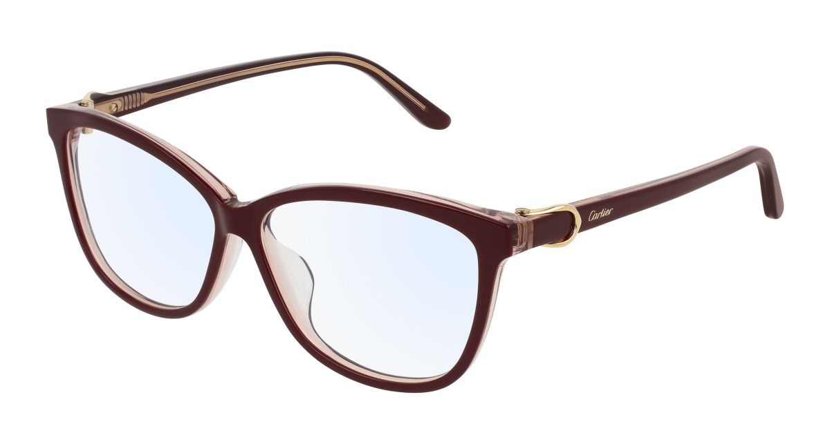 Cartier Eyeglasses CT0129OA 003 Red