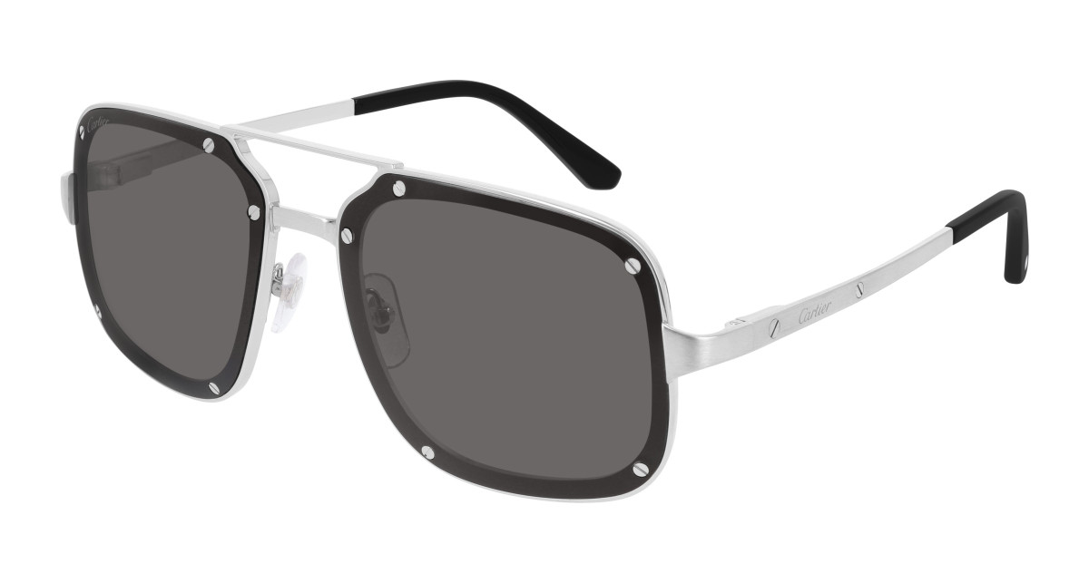 Cartier Sunglasses CT0194S 001 Silver