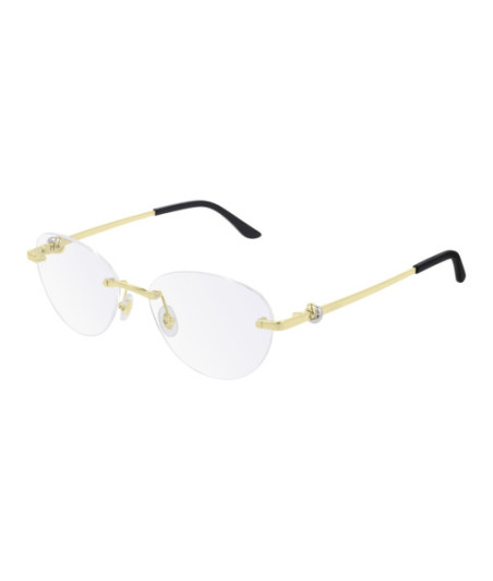 Cartier Eyeglasses CT0224O 001 Gold