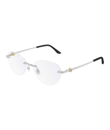 Cartier Eyeglasses CT0224O 002 Silver