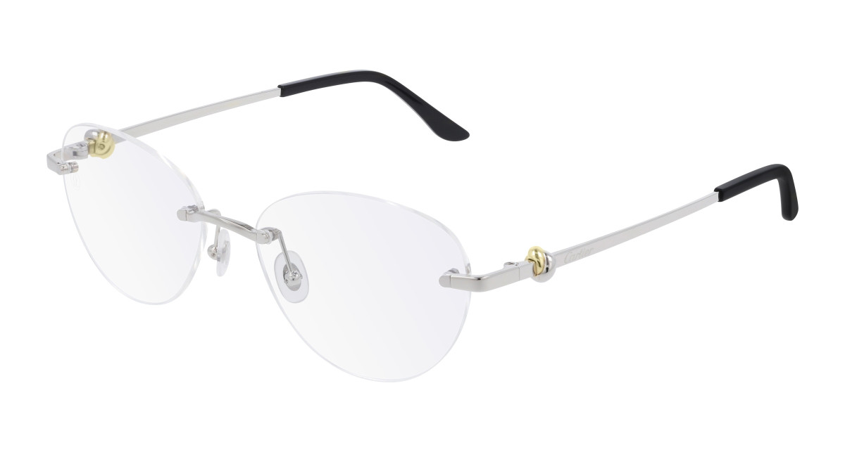 Cartier Eyeglasses CT0224O 002 Silver