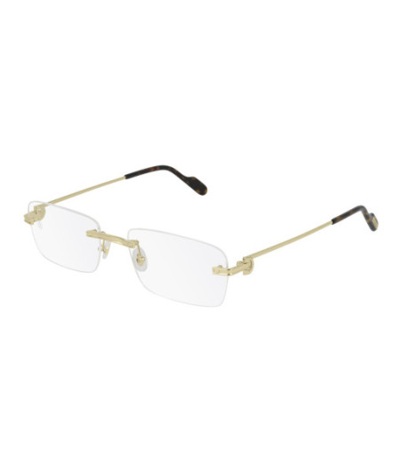 Cartier Eyeglasses CT0259O 002 Gold
