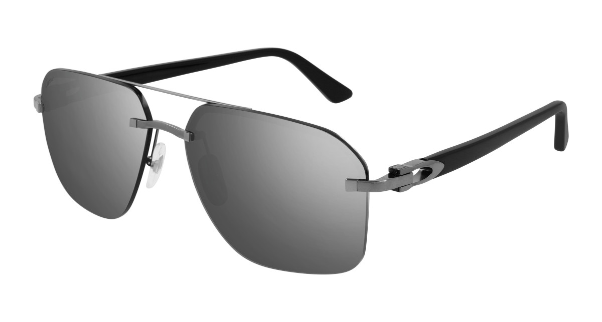 Cartier Sunglasses CT0276S 004 Ruthenium