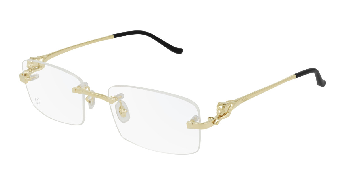 Cartier Eyeglasses CT0281O 001 Gold