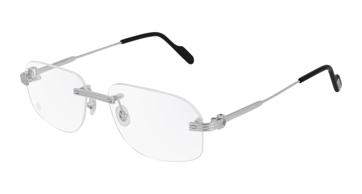 Cartier Eyeglasses CT0284O 001 Silver