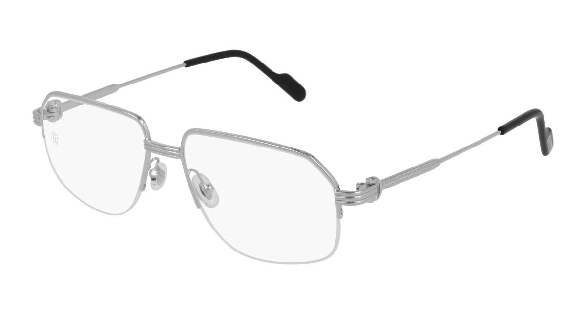 Cartier Eyeglasses CT0285O 001 Silver