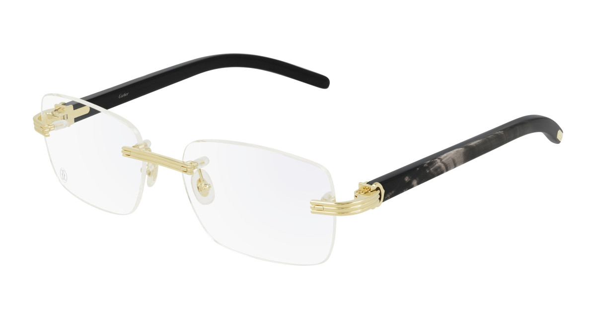 Cartier Eyeglasses CT0286O 001 Gold