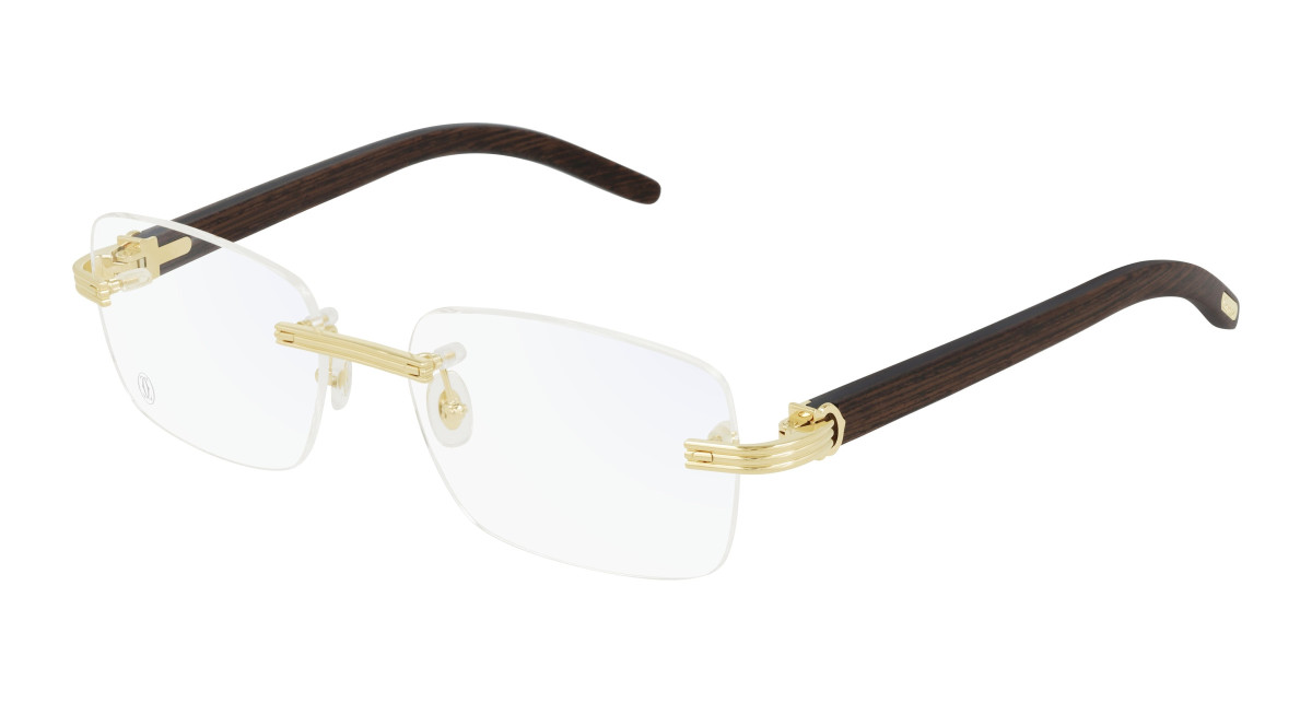 Cartier Eyeglasses CT0286O 002 Gold