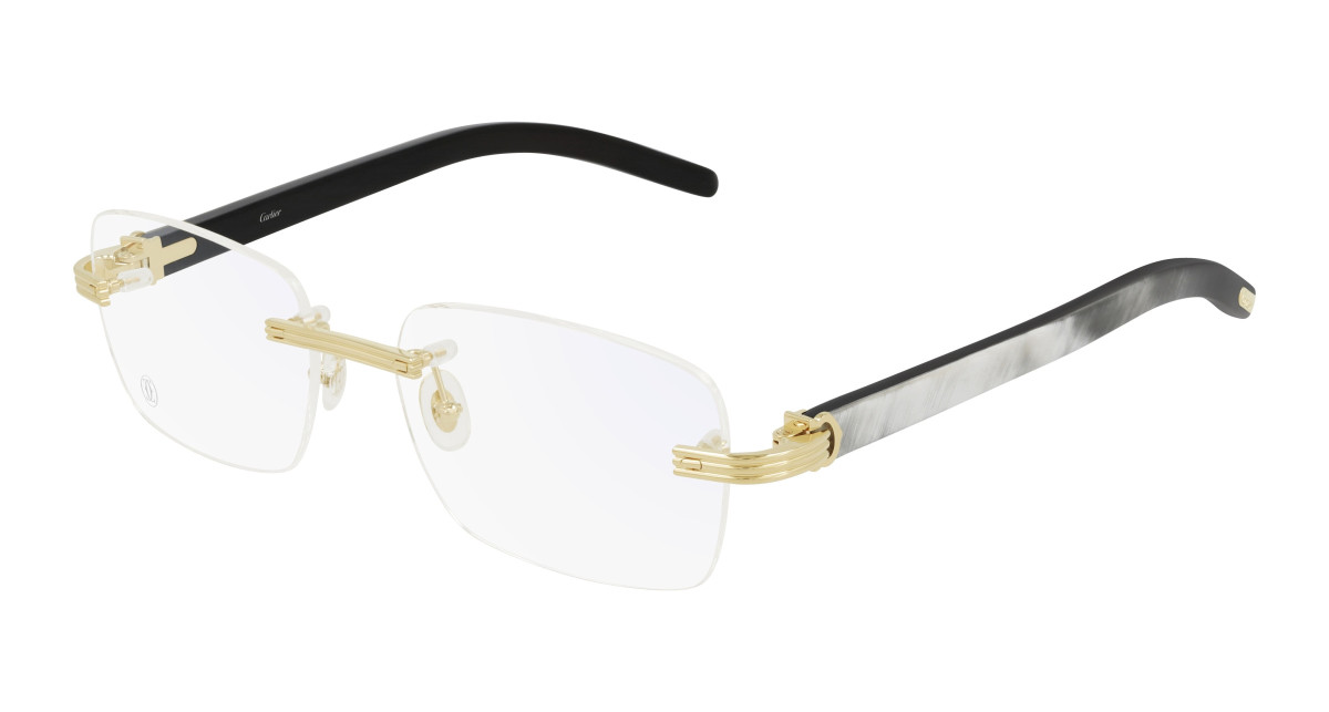 Cartier Eyeglasses CT0286O 003 Gold