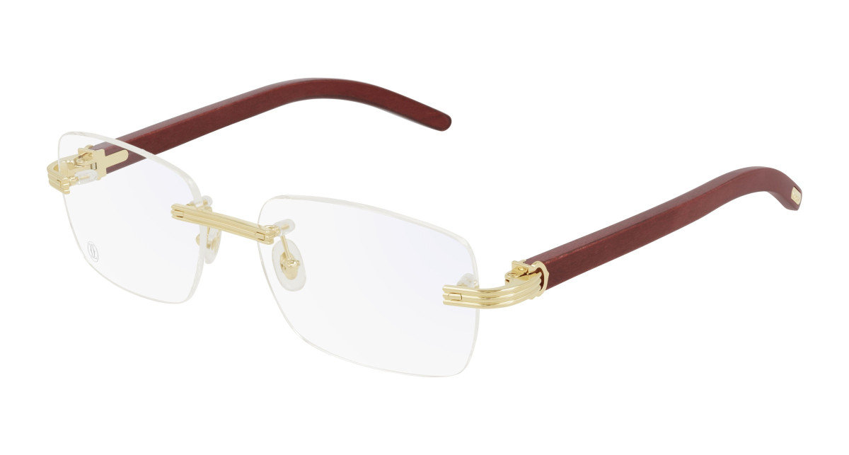 Cartier Eyeglasses CT0286O 004 Gold