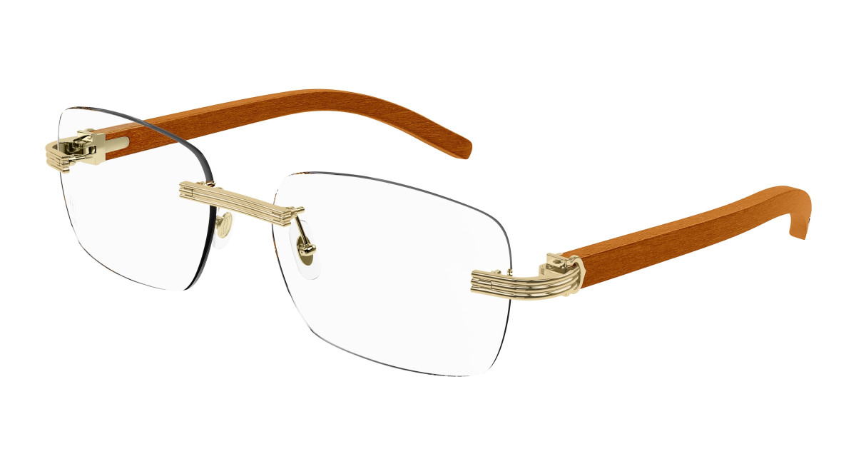 Cartier Eyeglasses CT0286O 006 Gold