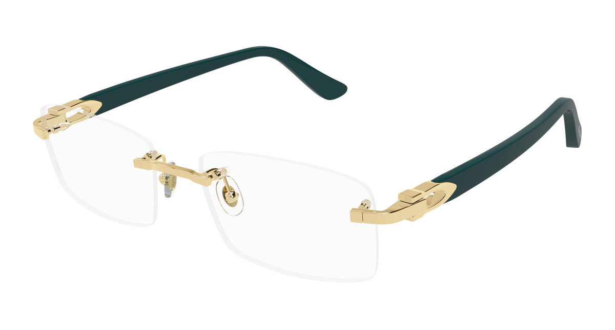 Cartier Eyeglasses CT0287O 009 Gold
