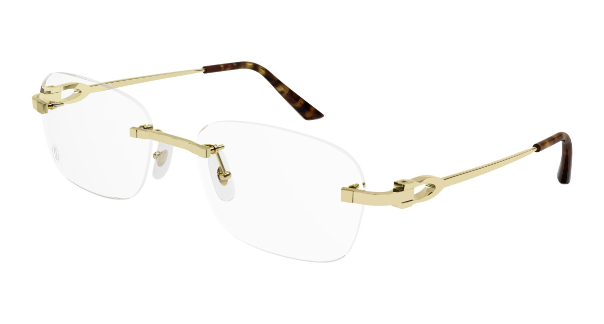 Cartier Eyeglasses CT0290O 003 Gold