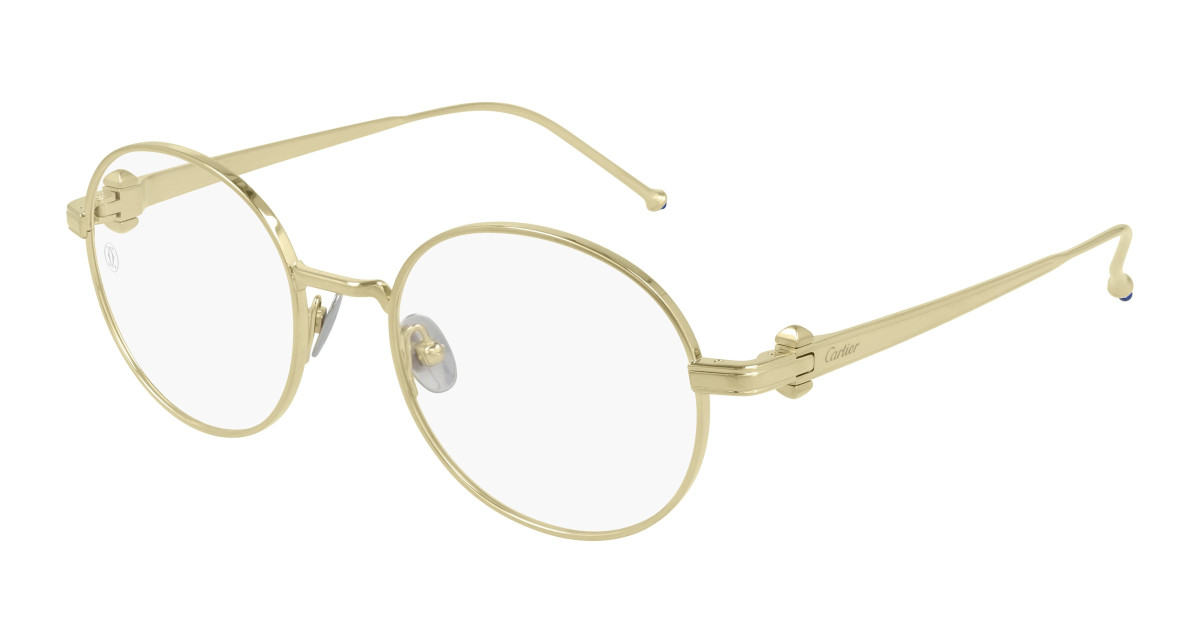 Cartier Eyeglasses CT0293O 001 Gold