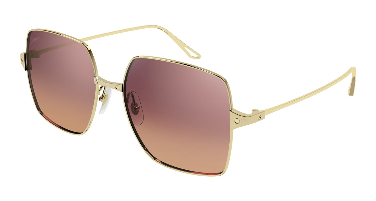 Cartier Sunglasses CT0297S 003 Gold