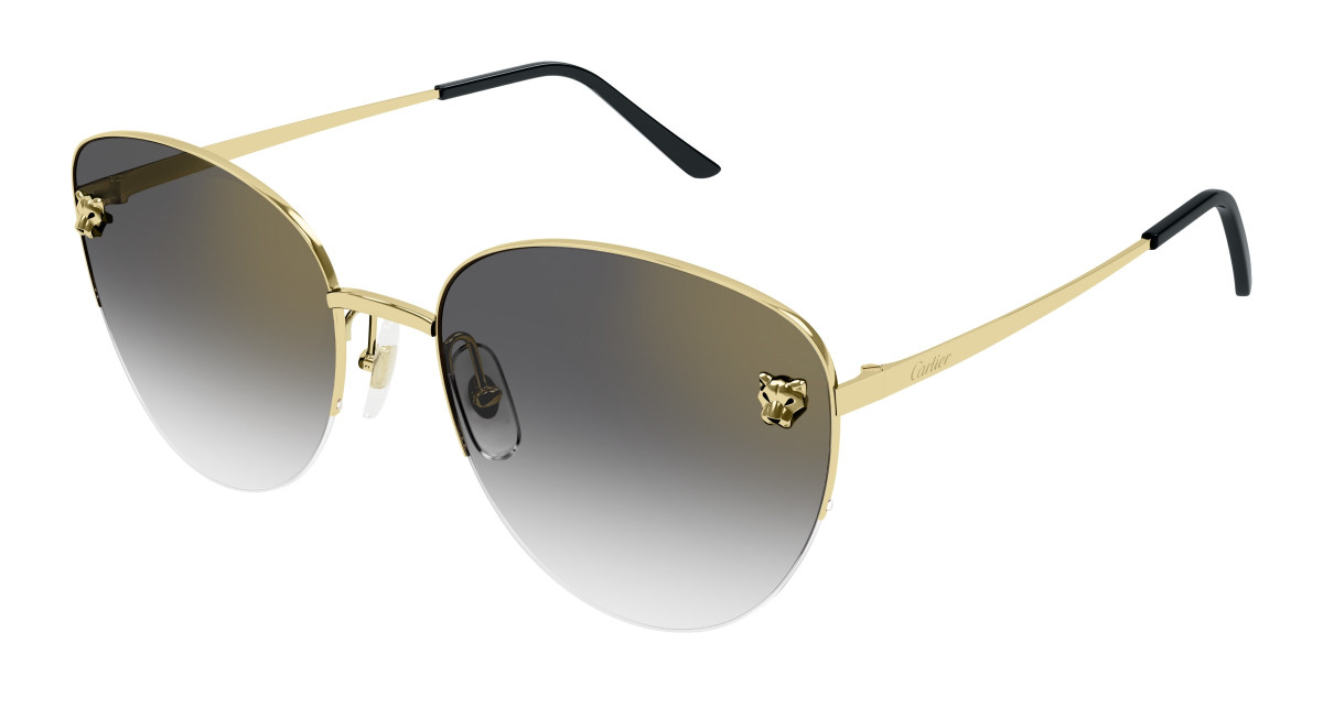 Cartier Sunglasses CT0301S 001 Gold