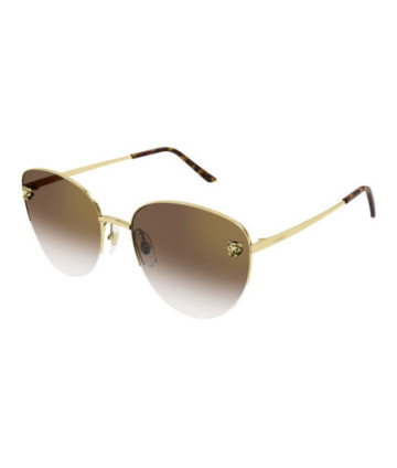 Cartier Sunglasses CT0301S 002 Gold