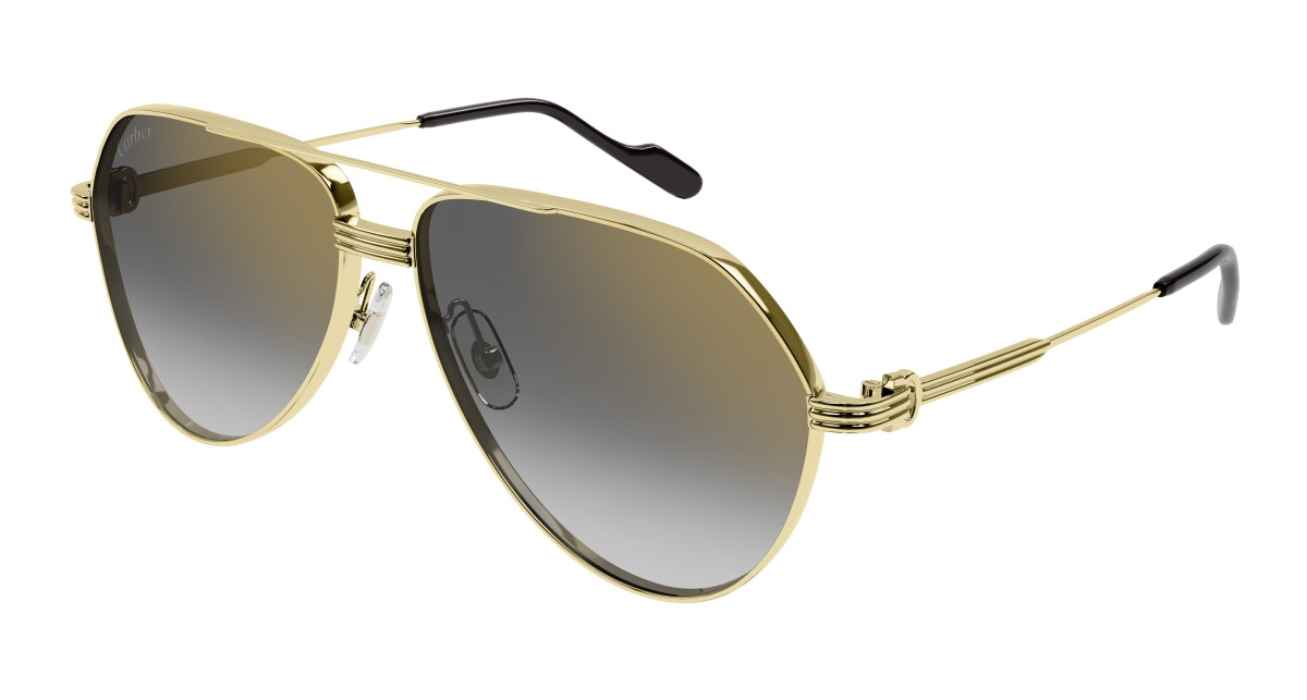 Cartier Sunglasses CT0303S 001 Gold