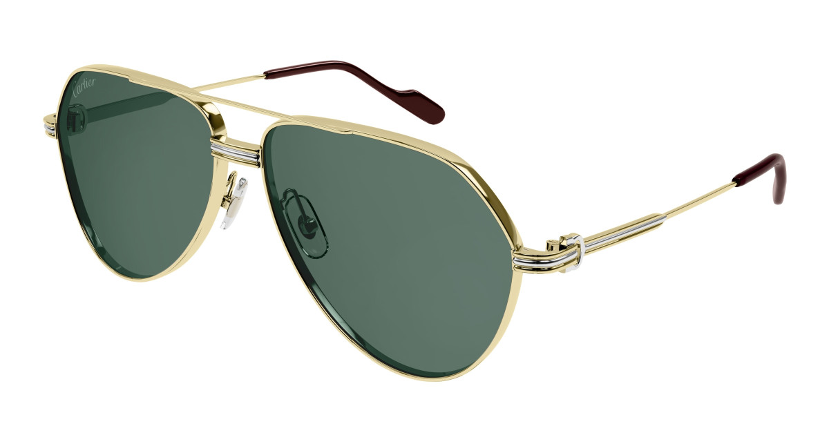 Cartier Sunglasses CT0303S 004 Gold