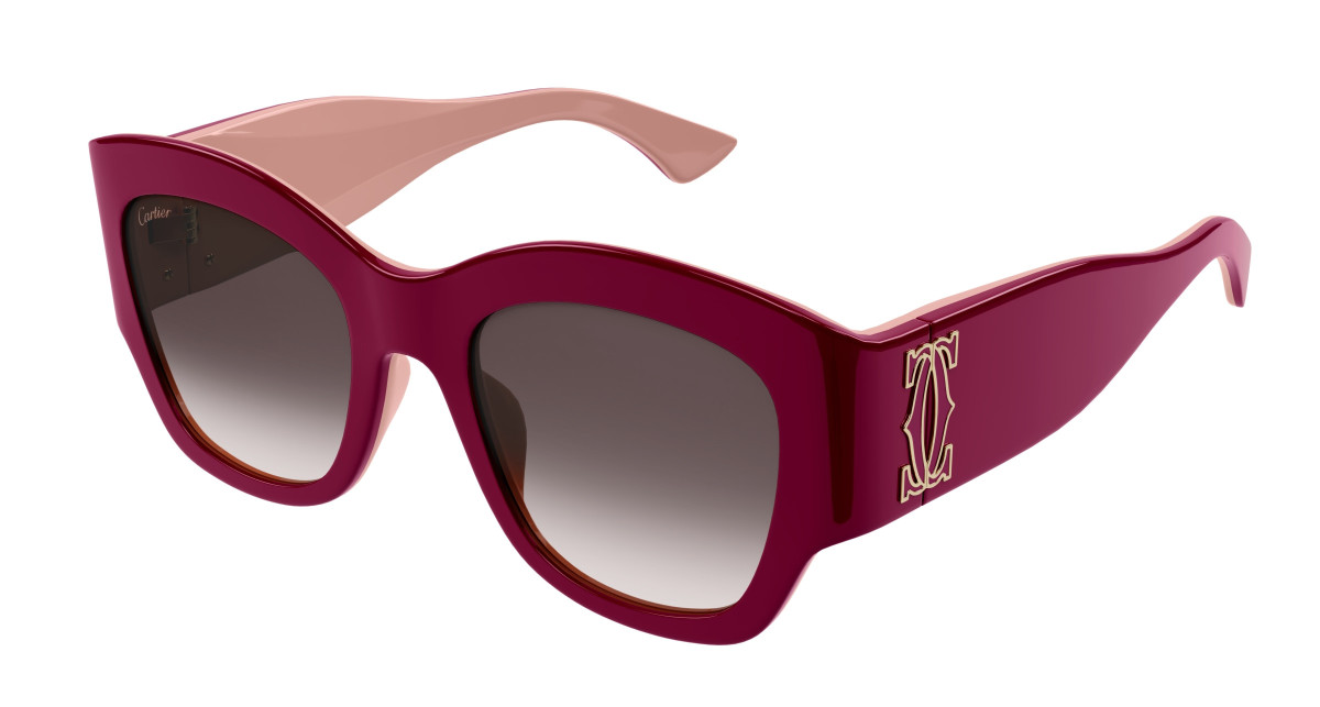 Cartier Sunglasses CT0304S 006 Burgundy